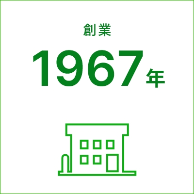 創業1967年